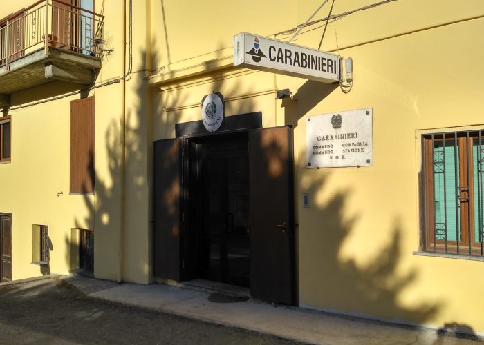 La sede della Compagnia Carabinieri di Châtillon/Saint-Vincent.