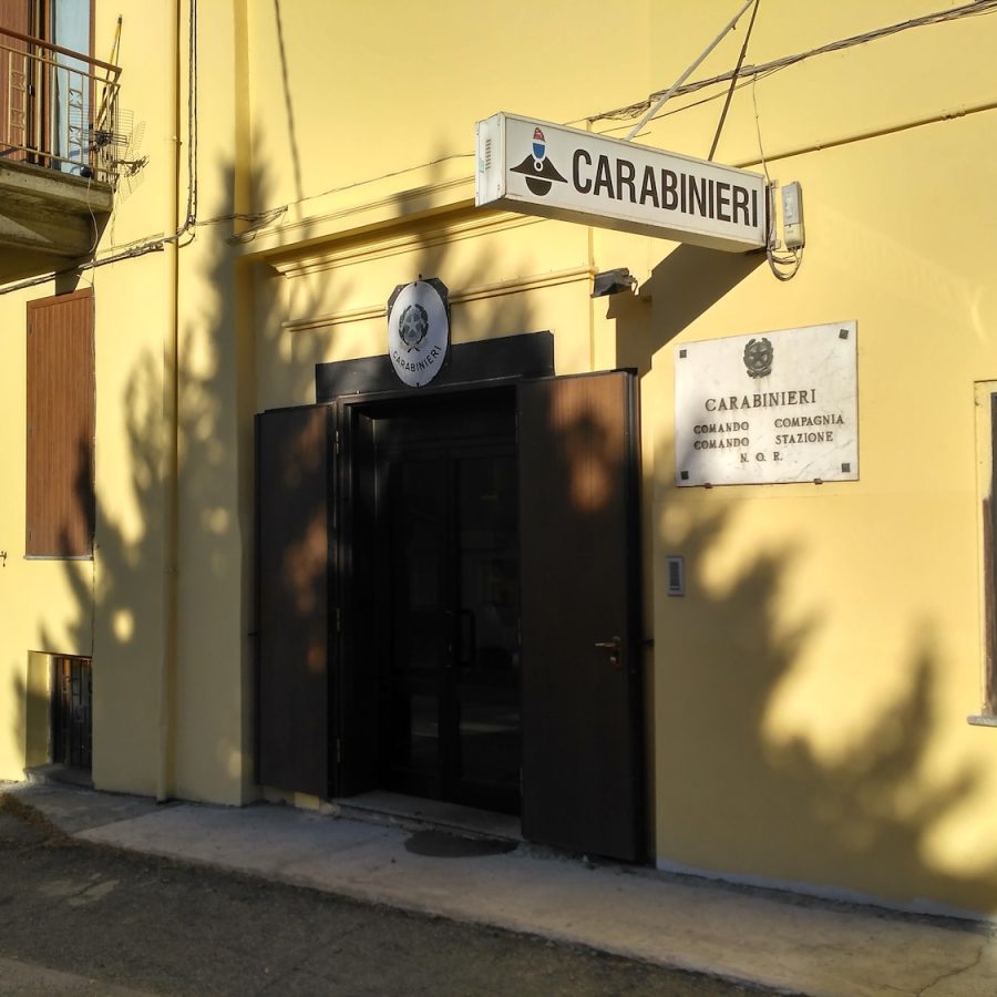 La sede della Compagnia Carabinieri di Châtillon/Saint-Vincent.