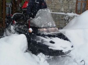 Carabinieri in motoslitta