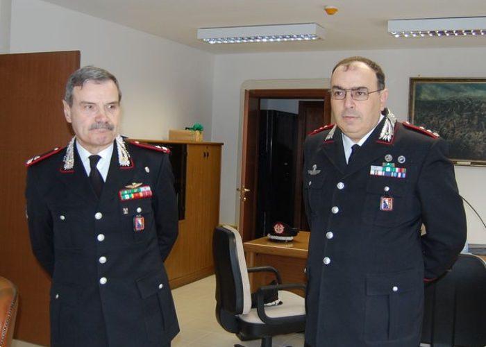 Il generale di brigata dei carabinieri Vincenzo Giuliani e il Colonello Guido Di Vita