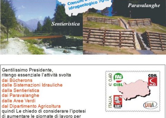 Cartoline lavoratori idraulico-forestali