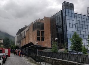 I Vigili del fuoco intervengono al Casinò.