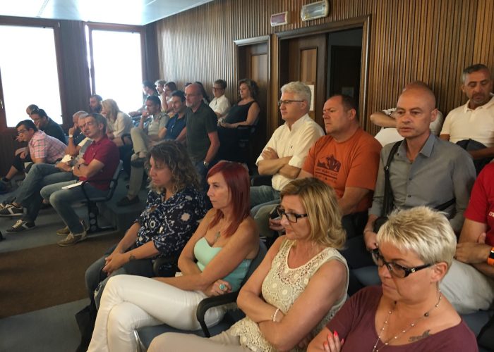 Casinò, i lavoratori in tribuna assistono all'audizione della IV Commissione