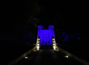 castello Aymavilles blu