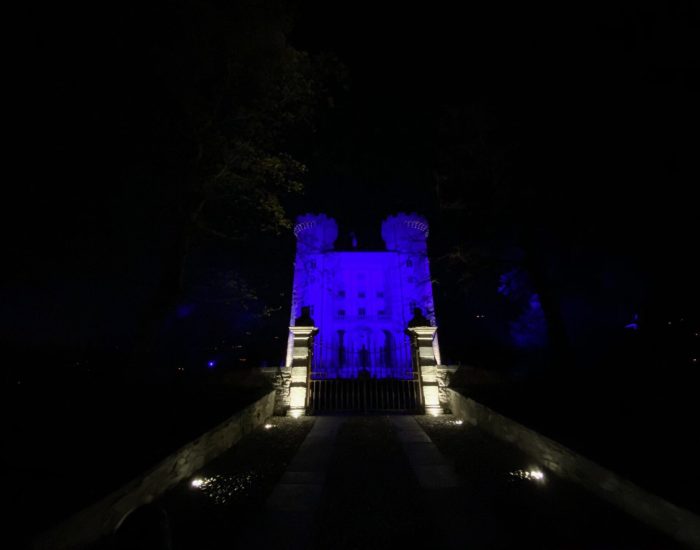 castello Aymavilles blu