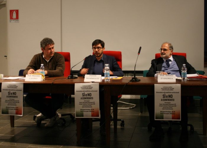 Massimo Cavino, Daniele Mammoliti e Antonio D'Andrea