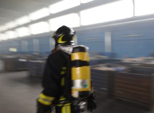 incendio alla Elca di Verrès