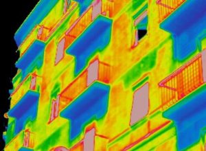 La dispersione termica esaminata grazie ad una termocamera ad infrarossi