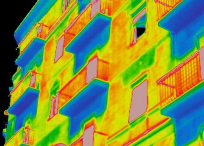 La dispersione termica esaminata grazie ad una termocamera ad infrarossi