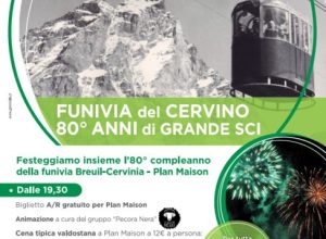 Festa 80 anni funivia Plan Maison