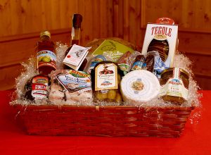 Un cesto natalizio di Maison Bertolin