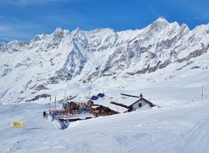 Lo chalet sulla pista di Plan Maison (foto d'archivio).