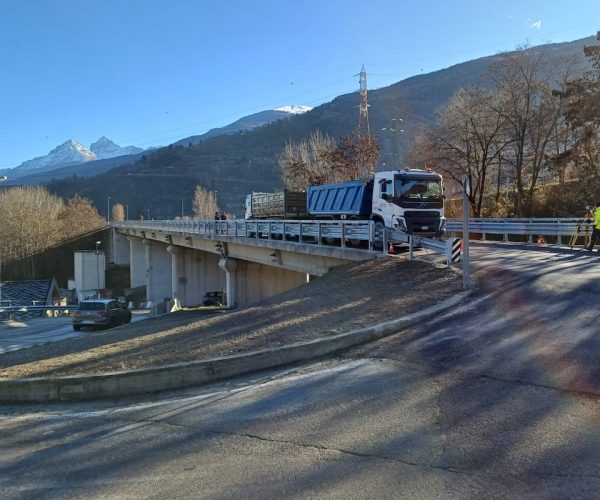 Il viadotto Champrotard al termine dei lavori