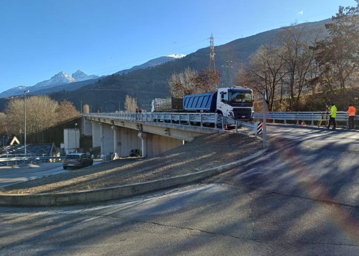 Il viadotto Champrotard al termine dei lavori