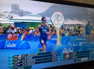 L'arrivo di Charlotte Bonin a Rio 2016