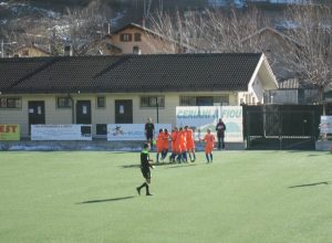 L'esultanza dei giocatori del PDHA