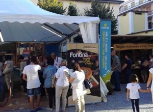 Lo stand della Fontina a Cheese