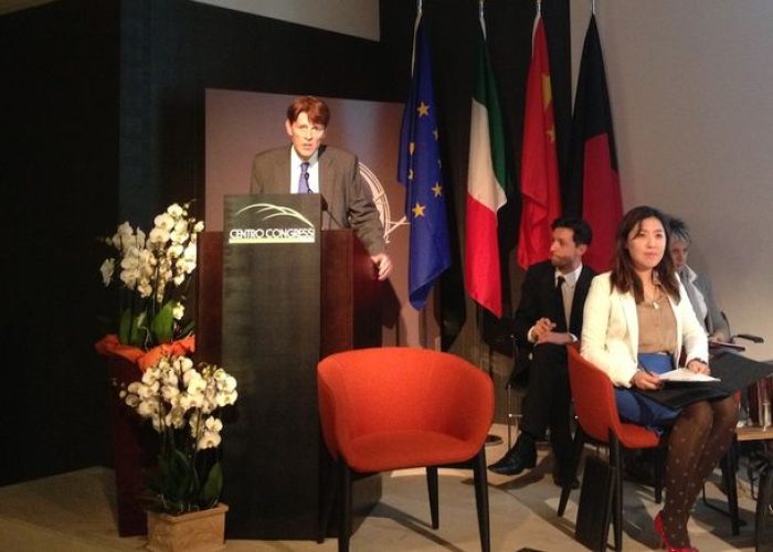 Da sinistra Karl Alberts e Shanshan Li di Chinova