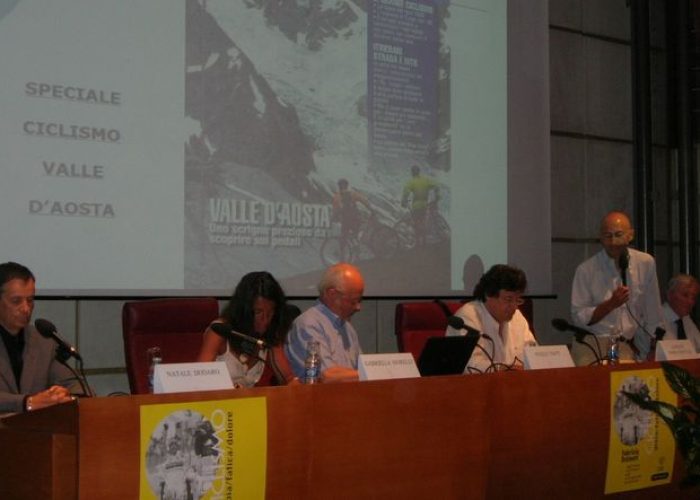 Un momento della conferenza stampa