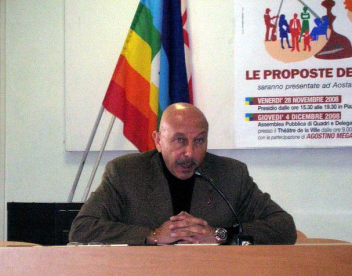 Claudio Viale, segretario regionale della CGIL