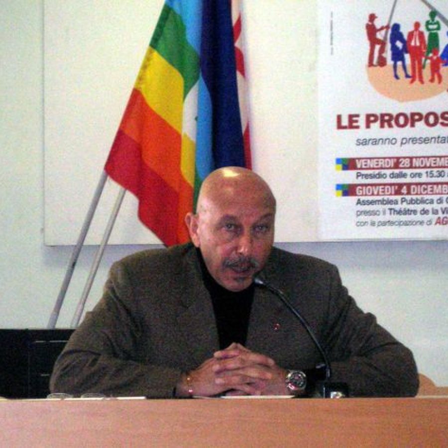 Claudio Viale, segretario regionale della CGIL