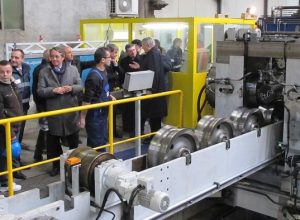 L'inaugurazione della nuova pelatrice Schumag