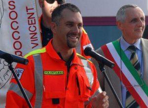 Il coordinatore della Federazione Regionale dei Volontari del soccorso della Valle d'Aosta Mauro Cometto