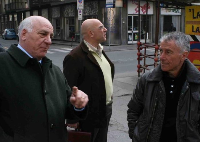 Il Comitato di zona - A sx Giuseppe Gramignan a dx Nunzio Santoro