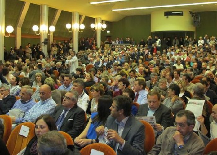 Il comizio di apertura dell'Union Valdotaine