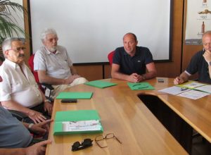 Da Sx Paolo Rollandin, Luca Bianchi, Mario Borgio, Pierantonio Genestrone e Beppe Sagaria