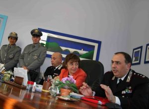 La conferenza stampa in tribunale