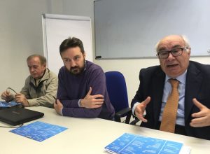 Da destra Aldo Zappaterra, Laurent Vicquéry e Eugenio Salmin