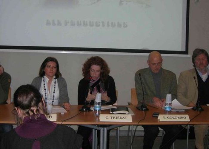 Il tavolo dei relatori