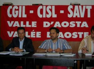 la conferenza stampa di presentazione dell'accordo