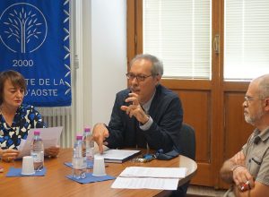 Da dx Gianmario Raimondi, Carlo Maria Bajetta e Francoise Rigat