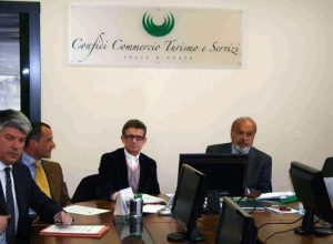 Da sx: Alberto Zappa, Francesco Saracino, Claudio Lavoyer (Ass. Bilancio R.A.V.A), Pierluigi Genta e Pierantonio Genestrone