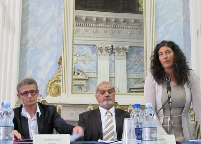 La conferenza stampa di presentazione del bilancio 2010 del Confidi Cts