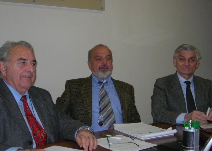 Da sinistra: Angelo Lanièce (Agricoltori), Pier Luigi Genta (Cts) e Pericle Calgaro (Confidal)