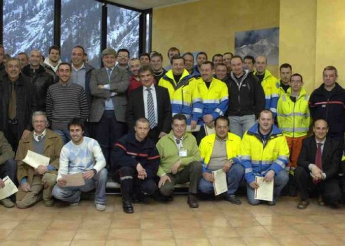 La consegna degli attestati