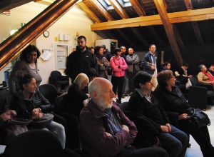 Il pubblico degli operatori sociali in Consiglio ad Aosta