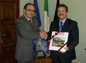 L'incontro tra il sindaco Guido Grimod e il console del Marocco