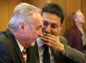 Andrea Rosset e Laurent Viérin