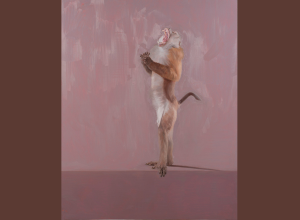 Pulse di Marco Bettio (2020, olio su lino, 150 x 120 cm)