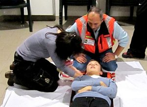 Una simulazione di soccorso