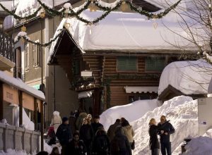 Il centro di Courmayeur