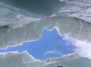 Un crepaccio (foto d'archivio).