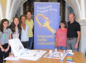 Da sx: Caterina Agrestini, Eleonora Locatelli, Claudia Corazza, Micol Laurencet, Maria Cosentino e Giancarlo Civiero