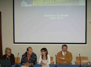 Un momento della conferenza stampa