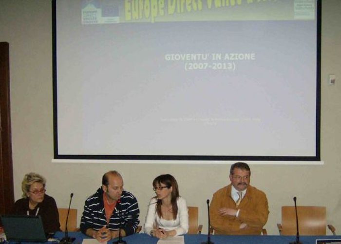 Un momento della conferenza stampa