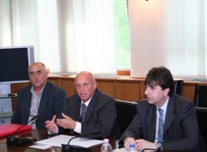 Un momento della conferenza stampa di presentazione